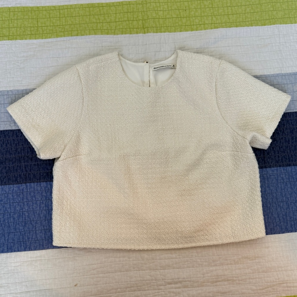 Abercrombie Tweed Woven Tee